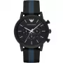 ARMANI AR1948 heren quartz chronograaf horloge 46mm RVS
