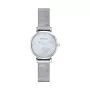 Armani AR1955 dames quartz horloge 32mm edelstalen kast witte wijzerplaat bruine lederen band