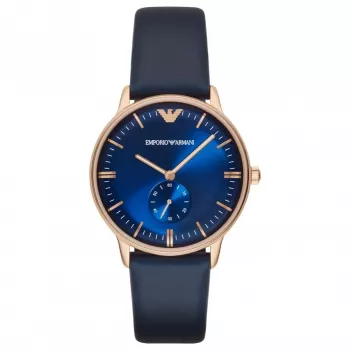 ARMANI AR2071 heren horloge 40mm roestvrij staal zwarte wijzerplaat Milanese mesh-armband