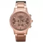 Armani AR2452 heren chronograaf horloge 43 mm RVS blauwe wijzerplaat