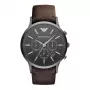 ARMANI AR2462 heren chronograaf horloge 46mm roestvrij staal blauwe wijzerplaat