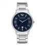 Armani AR2477 herenhorloge quartz chronograaf RVS blauwe wijzerplaat 43 mm