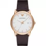 ARMANI AR2502 heren quartz polshorloge 43mm RVS blauwe wijzerplaat