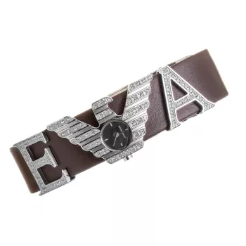 ARMANI AR5628 dameshorloge quartz analoog 20mm roestvrijstaal