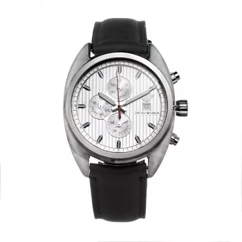 Armani AR5911 heren quartz chronograaf horloge 42mm zwarte wijzerplaat edelstaal