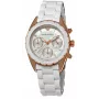 Armani AR5943 dames chronograaf horloge, roségoud edelstaal, 35 mm