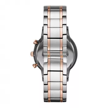 ARMANI AR80025 heren quartz chronograaf horloge 43mm roestvrij staal blauwe wijzerplaat