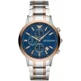 ARMANI AR80025 heren quartz chronograaf horloge 43mm roestvrij staal blauwe wijzerplaat