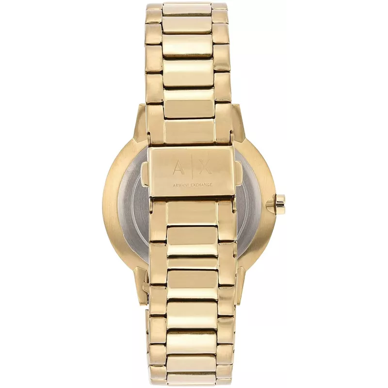 Armani Exchange AX2707 heren quartz analoog horloge 42 mm RVS zwarte wijzerplaat