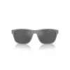 Armani Exchange AX4135S81806G Zonnebril Heren Square Mat Zwart Donkergrijs Spiegel Zilver 59mm