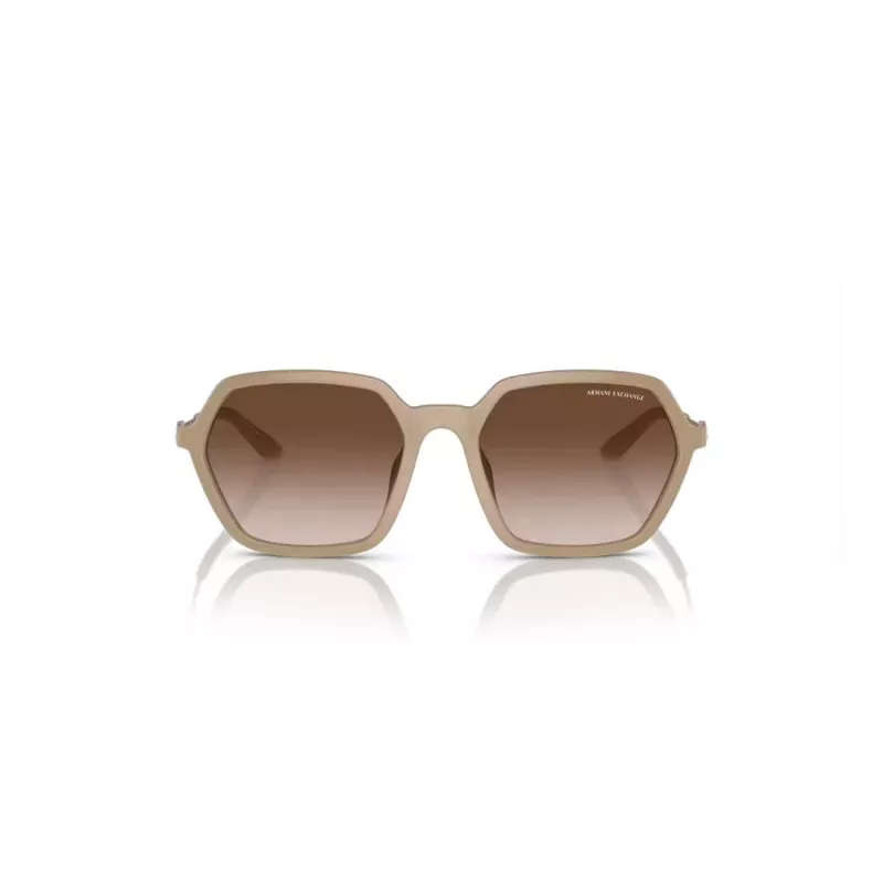 ARMANI EXCHANGE AX4139SU83421 unisex vierkante zonnebril Havana Brown Gradient 52mm