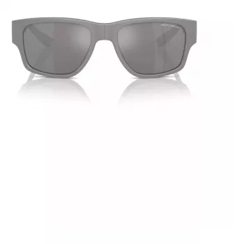 Armani Exchange AX4141SU81806 heren zonnebril mat zwart donkergrijs 56mm