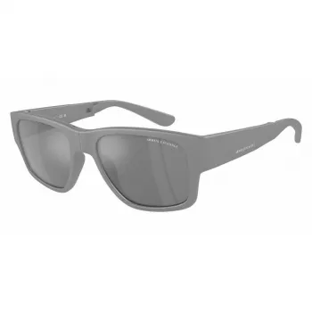 Armani Exchange AX4141SU81806 heren zonnebril mat zwart donkergrijs 56mm