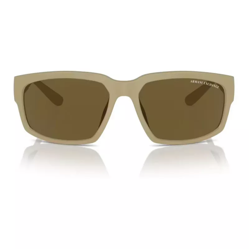 Armani Exchange AX4142SU83487 heren zonnebril mat zwart grijs 61mm