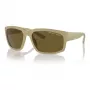 Armani Exchange AX4142SU83487 heren zonnebril mat zwart grijs 61mm