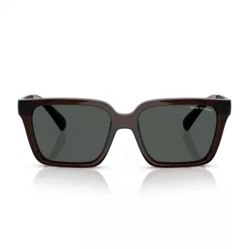 Armani Exchange AX4147S835773 unisex zonnebril havana montuur bruine glazen 56mm
