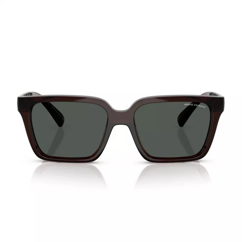 Armani Exchange AX4147S835773 unisex zonnebril havana montuur bruine glazen 56mm