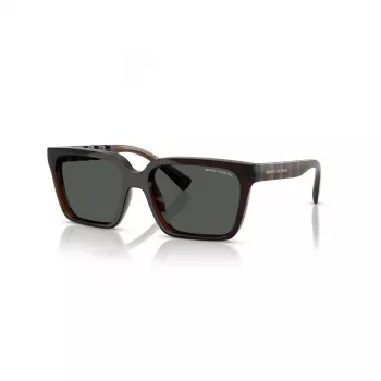 Armani Exchange AX4147S835773 unisex zonnebril havana montuur bruine glazen 56mm