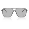 Armani Exchange AX4150SU83638 zonnebril heren square mat zwart grijs 59mm