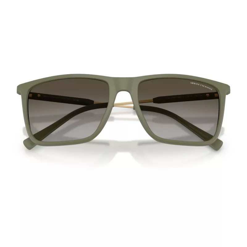 Armani Exchange AX4160S838113 heren zonnebril Havana bruin gradient 57mm