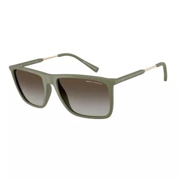 Armani Exchange AX4160S838113 heren zonnebril Havana bruin gradient 57mm