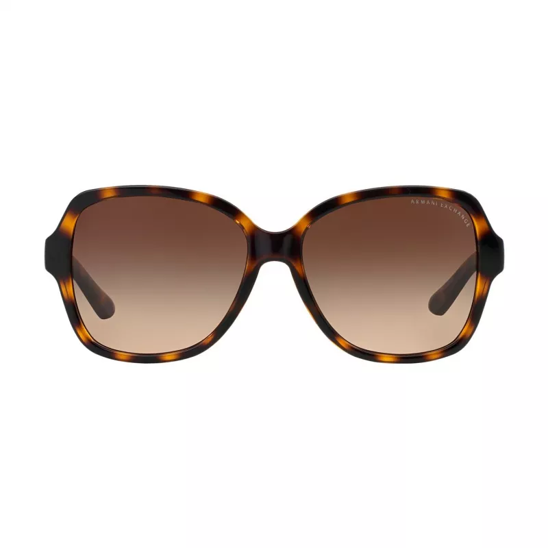 ARMANI EXCHANGE dames zonnebril AX4029S811713 Havana acetaat montuur bruin getinte glazen 57mm
