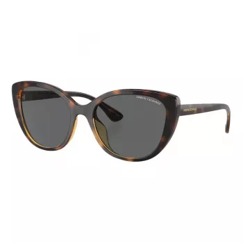 ARMANI EXCHANGE dameszonnebril AX4111SU82138 - transparant grijs montuur, grijs verlopende glazen, 54/18/140 mm