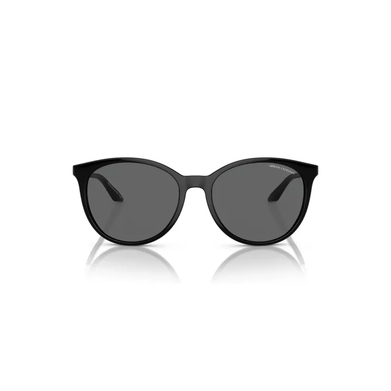 Armani Exchange dameszonnebril AX4140S815887 - zwart montuur, grijze glazen, 55 mm