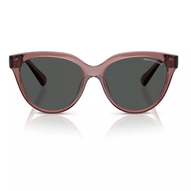 Armani Exchange dameszonnebril AX4148SU83598 Havana bruin rechthoekig 56mm