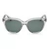 ARMANI EXCHANGE dames zonnebril AX4148SU83607 transparant grijs vierkant montuur grijze glazen 56 mm