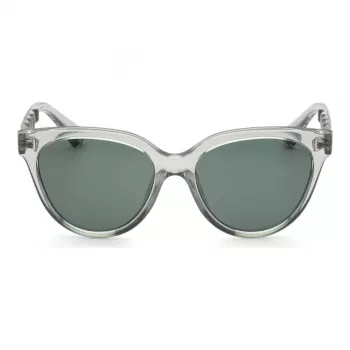 ARMANI EXCHANGE dames zonnebril AX4148SU83607 transparant grijs vierkant montuur grijze glazen 56 mm