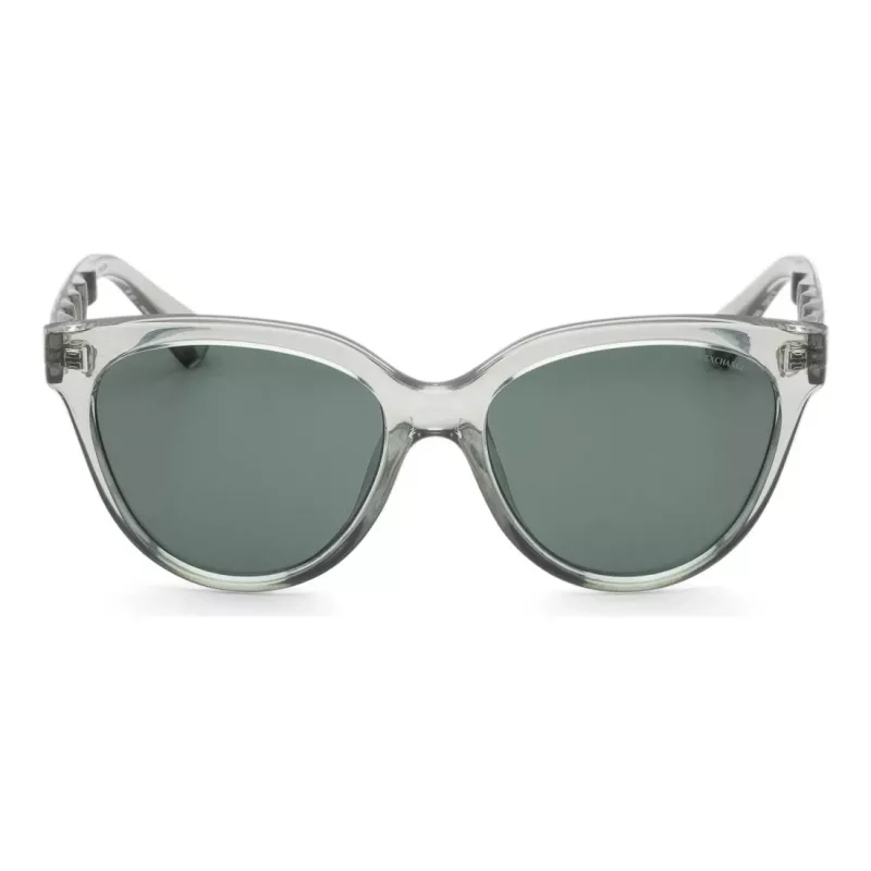 ARMANI EXCHANGE dames zonnebril AX4148SU83607 transparant grijs vierkant montuur grijze glazen 56 mm
