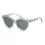 ARMANI EXCHANGE dames zonnebril AX4148SU83607 transparant grijs vierkant montuur grijze glazen 56 mm