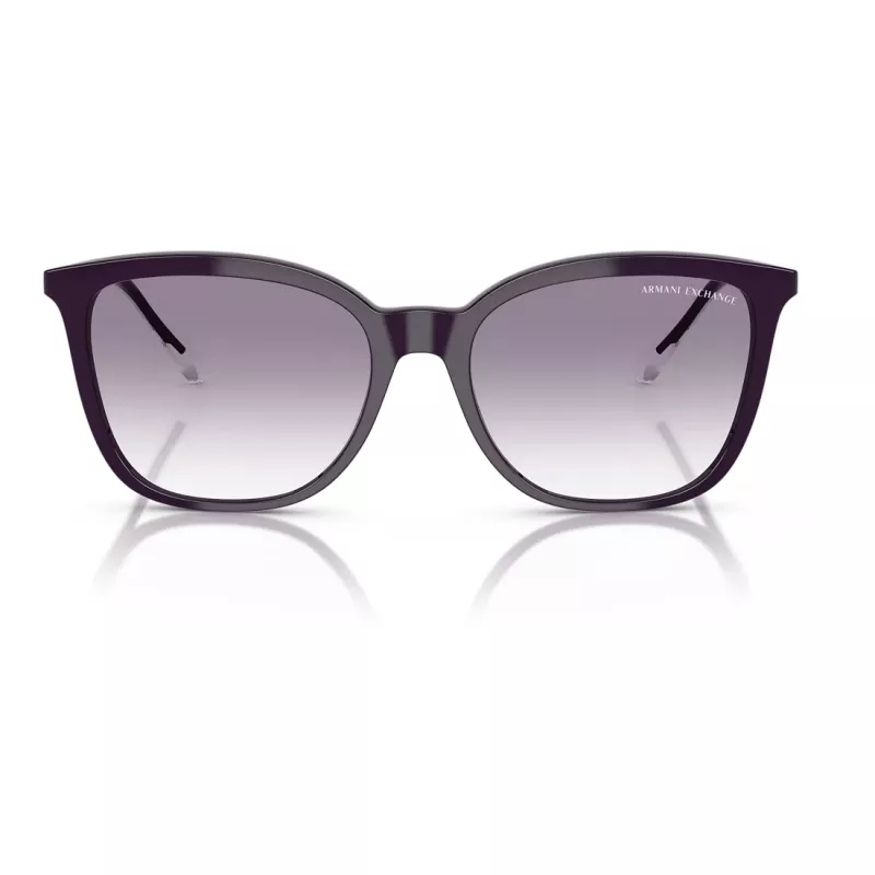 ARMANI EXCHANGE dameszonnebril AX4151S836479 bruin Havana grijs gradient 55mm