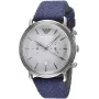 ARMANI heren AR11144 chronograaf edelstaal horloge 43mm blauwe wijzerplaat