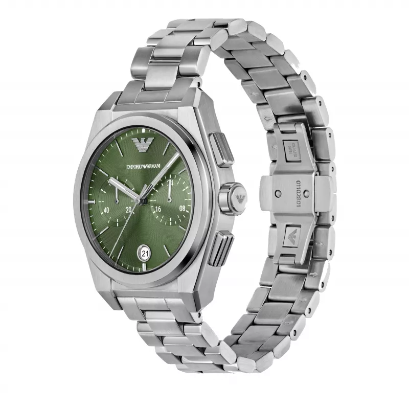 Armani Heren Polshorloge AR11640 RVS Chronograaf, 43mm