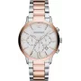 Armani herenhorloge Luigi quartz AR11209 43mm RVS zwarte wijzerplaat