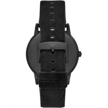 Armani herenhorloge AR11274 43mm blauwe wijzerplaat blauwe leren band