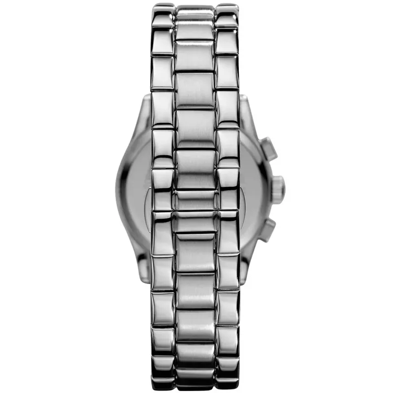 ARMANI dames AR0674 quartz analoog horloge 35mm RVS zilver