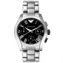 ARMANI dames AR0674 quartz analoog horloge 35mm RVS zilver