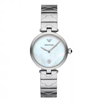 ARMANI Dameshorloge AR11235 Quartzhorloge 32mm RVS Zilver