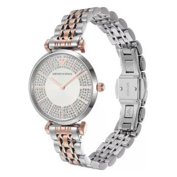 ARMANI Dameshorloge AR11537 32mm RVS Zilveren wijzerplaat
