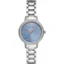 ARMANI dameshorloge AR11585 RVS quartz horloge 32mm zilveren wijzerplaat
