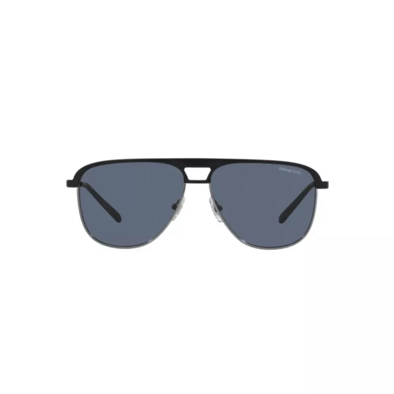 ARNETTE AN3082-733-55 heren rechthoekige zonnebril mat zwart grijs 57mm