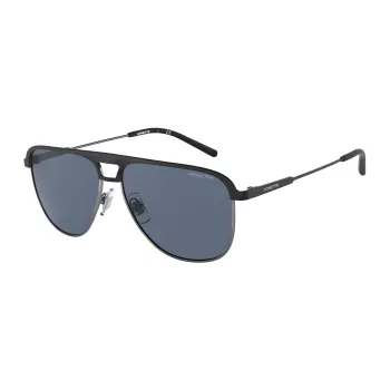 ARNETTE AN3082-733-55 heren rechthoekige zonnebril mat zwart grijs 57mm