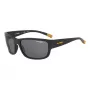 ARNETTE AN4256018162 heren rechthoekige gepolariseerde zonnebril - zwart montuur grijze glazen 62mm