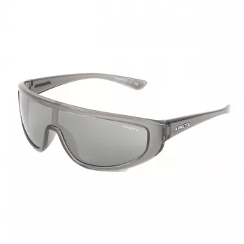 ARNETTE AN4264 unisex zonnebril mat zwart montuur donkergrijs verzilverd spiegelglas 135mm