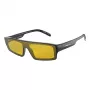 ARNETTE AN4268-41AN34 heren rechthoekige zonnebril mat zwart 55/18/140 mm