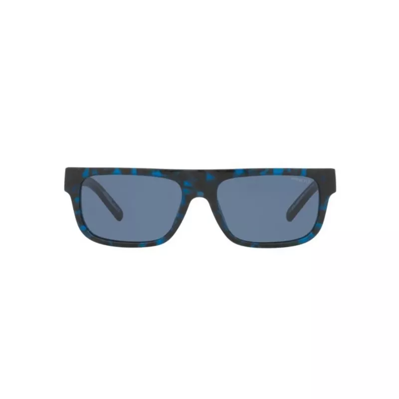 ARNETTE AN4278-120280 heren zonnebril, mat zwart frame, grijze glazen, 55 mm