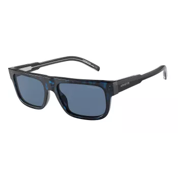 ARNETTE AN4278-120280 heren zonnebril, mat zwart frame, grijze glazen, 55 mm
